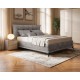 Κρεβάτι με αποθηκευτικό χώρο και σομιέ Bali γκρι 160x200