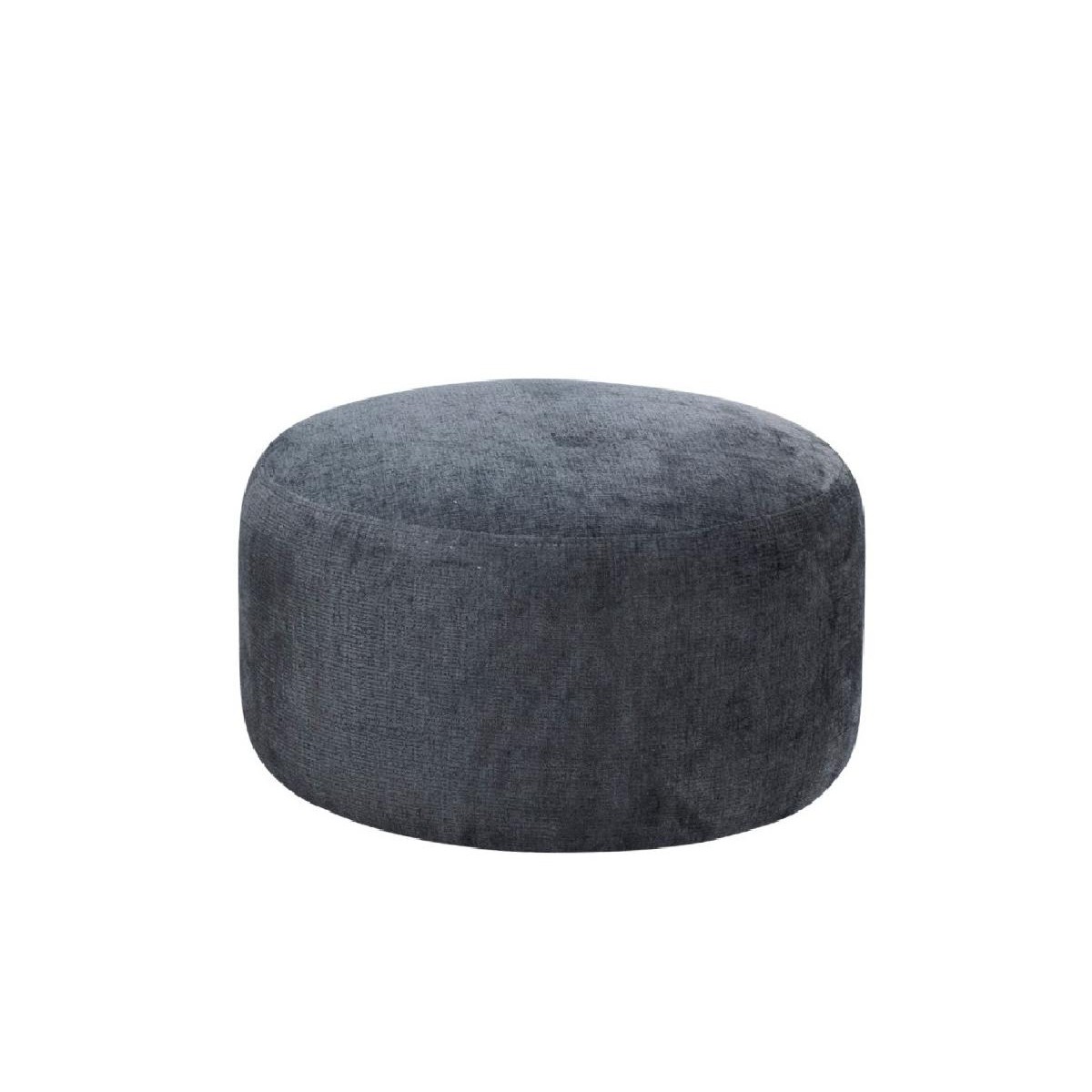 Ταμπουρέ Vanilica Γκρι 60x60x36εκ.