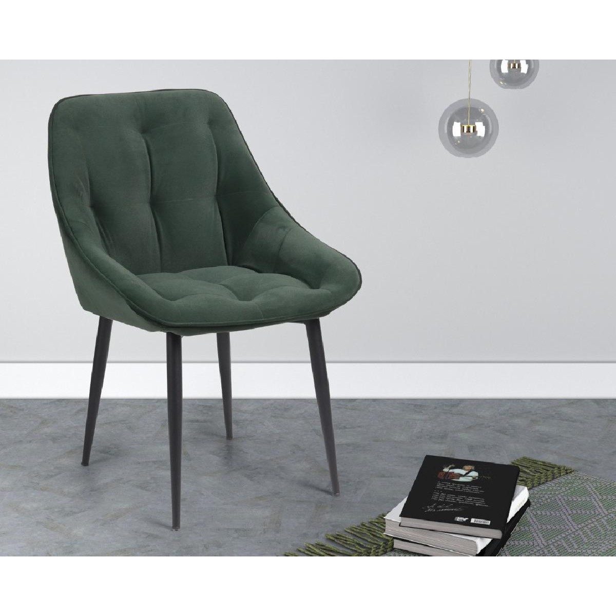 Καρέκλα τραπεζαρίας CUTOS Πράσινο Anka 08 56x63x82