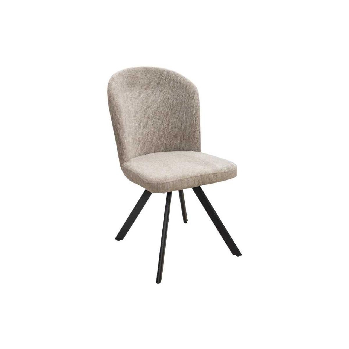 Καρέκλα τραπεζαρίας BARKA Γκρι Glow 15 50x60x93