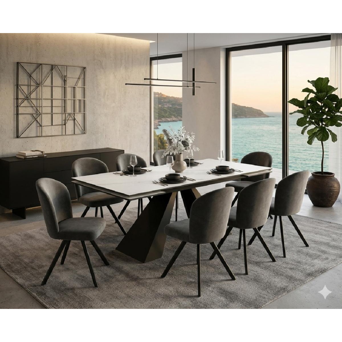 Καρέκλα τραπεζαρίας BARKA Riviera 91 50x60x93