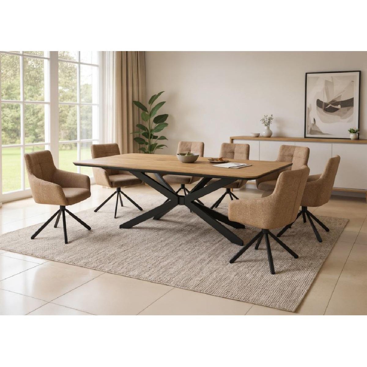 Καρεκλοπολυθρόνα BATU ROTATION Γκρι Ukras 12 65x65x92