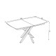 Επεκτεινόμενο τραπέζι δείπνου FILIS Hazar 145+40x90x76