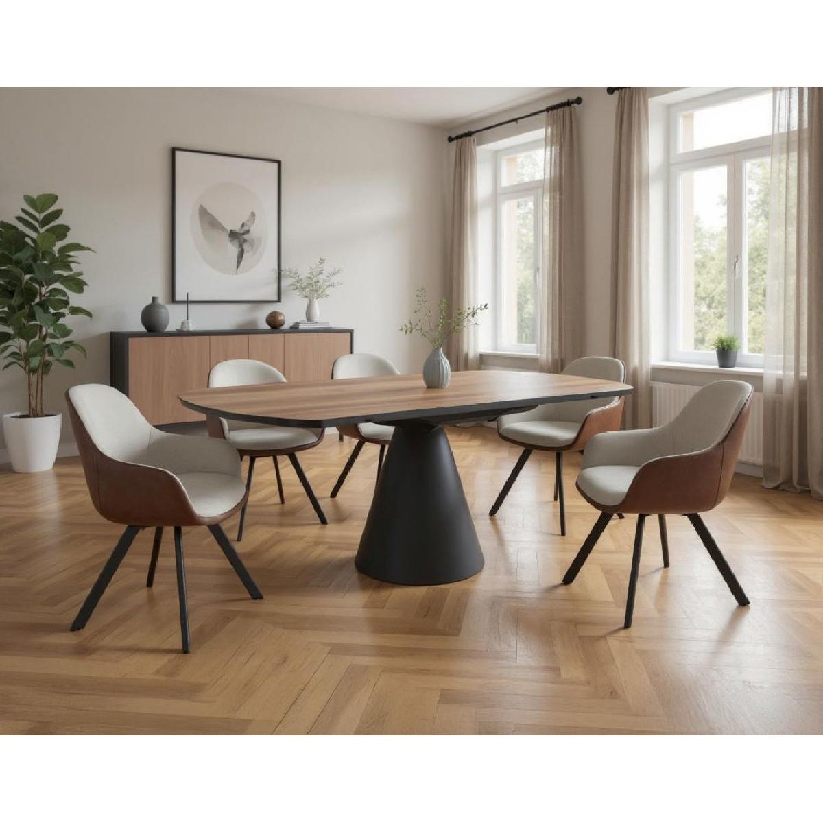 Καρέκλα τραπεζαρίας GIRAY Γκρεζ Nordic 16 64x61x84