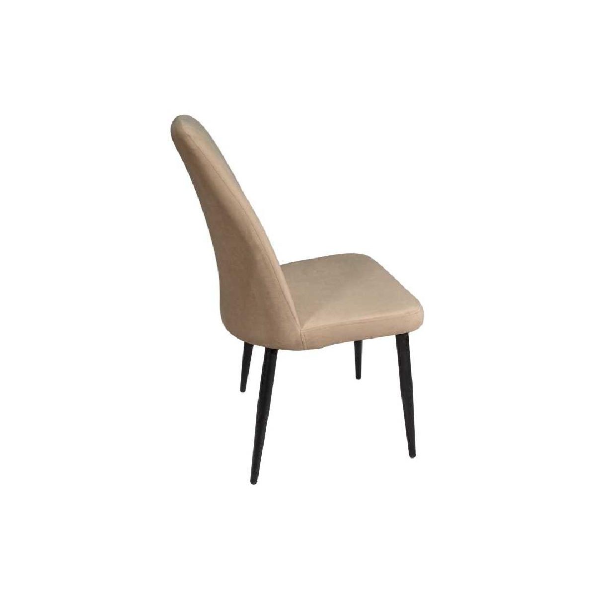 Καρέκλα τραπεζαρίας Varel Κάραμελ Anka 06 48x58x90