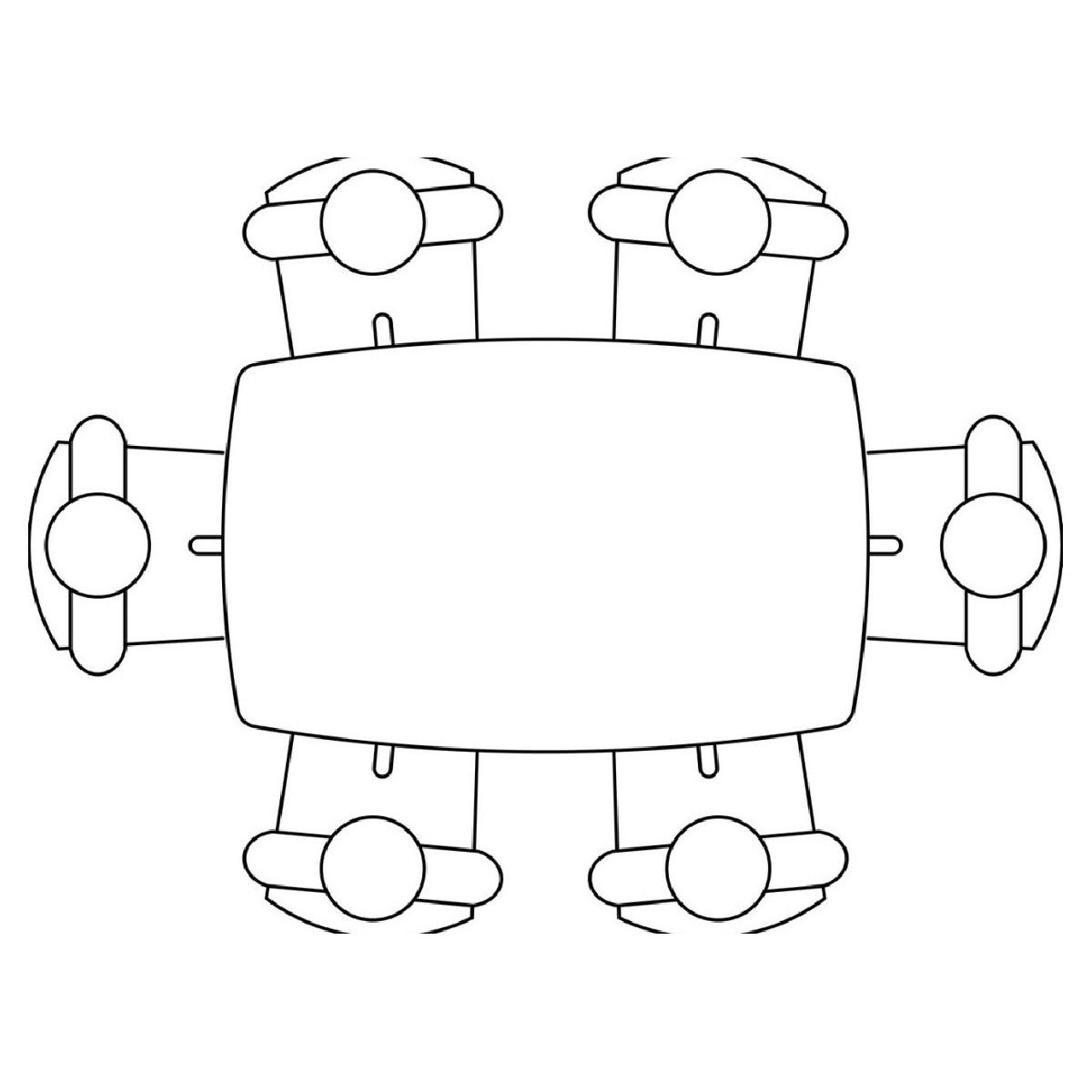 Τραπέζι δείπνου YENSE traverten 125x80x75