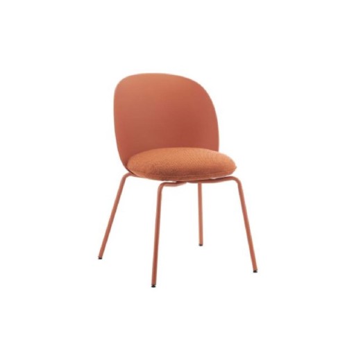 Καρέκλα πολυπροπυλένιου CHLOE πορτοκαλί 79x50x56