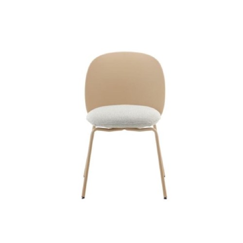 Καρέκλα πολυπροπυλένιου CHLOE μπεζ χακί 79x50x56