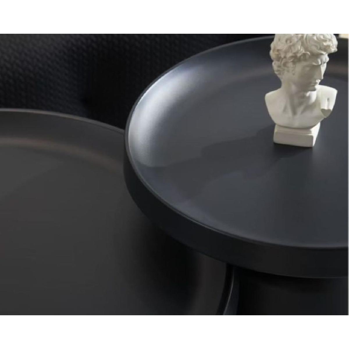 Σετ μεταλλικά τραπεζάκια σαλονιού FUNGO 70x42 και 50x48