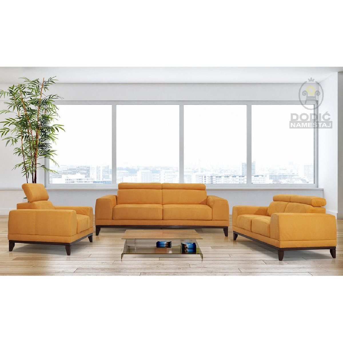 Τριθέσιος καναπές VM- Aurelia 220x103