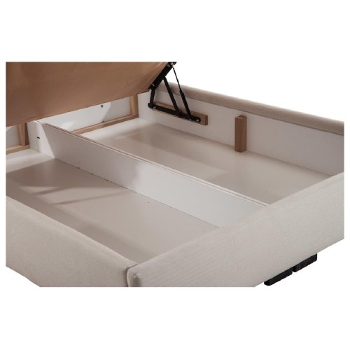 Κρεβάτι με αποθηκευτικό χώρο και στρώμα με ανεξάρτητα ελατήρια και αφρό μνήνης VM- DREAM με επιλογή υφάσματος 160x200