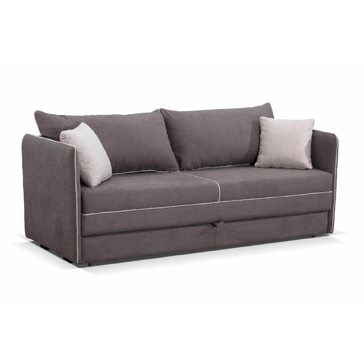 Τριθέσιος καναπές κρεβάτι με αποθήκευση VM- Dublin και επιλογή υφάσματος 205x85