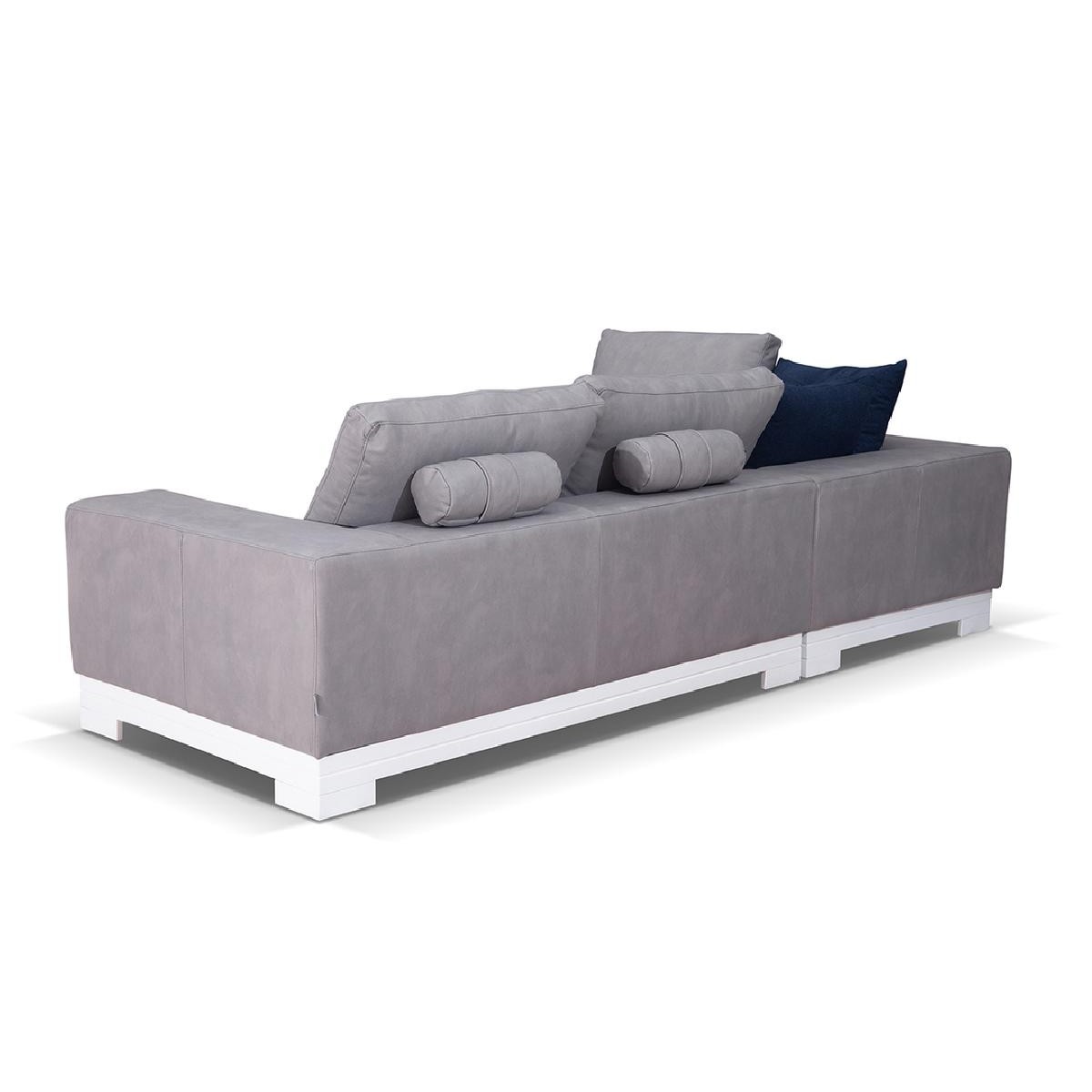 Γωνιακός καναπές VM- Hera lux με ξύλινη κορνίζα 290x210x105