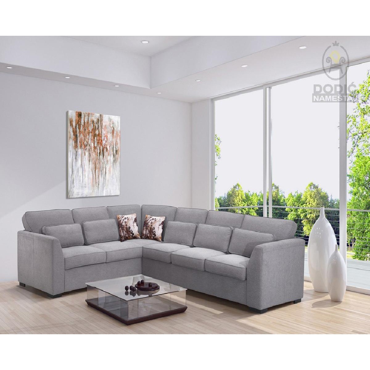 Γωνιακός καναπές VM- MARSEY 3 στοιχείων 270x295