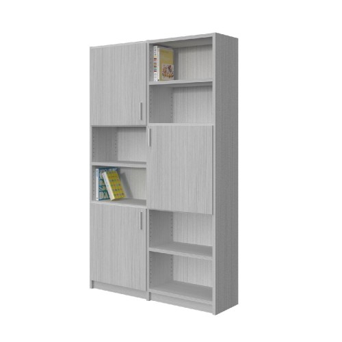 Modeco - ΒΙΒΛΙΟΘΗΚΗ 6 ΡΑΦΙΩΝ ΜΕ ΠΟΡΤΑ ΜΕ ΑΠΟΘΗΚΕΥΤΙΚΟΥΣ ΧΩΡΟΥΣ 122,5x33x201,5 cm - ΛΕΥΚΟ ΡΙΓΑ - 122.5x33.0x201.5 Modeco - ΒΙΒΛΙΟΘΗΚΗ 6 ΡΑΦΙΩΝ ΜΕ ΠΟΡΤΑ ΜΕ ΑΠΟΘΗΚΕΥΤΙΚΟΥΣ ΧΩΡΟΥΣ 122,5x33x201,5 cm - ΛΕΥΚΟ ΡΙΓΑ - 122.5x33.0x201.5