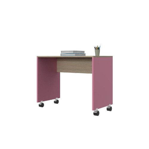Modeco - Γραφείο Τροχήλατο - ΠΕΥΚΟ/ΡΟΖ - 95.0x51.0x74.5 Modeco - Γραφείο Τροχήλατο - ΠΕΥΚΟ/ΡΟΖ - 95.0x51.0x74.5