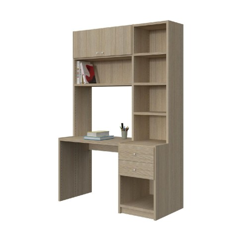 Modeco - ΣΥΝΘΕΣΗ ΓΡΑΦΕΙΟΥ-ΒΙΒΛΙΟΘΗΚΗΣ ΜΕ ΣΥΡΤΑΡΙΑ - ΠΕΥΚΟ - 133.0x58.0x201.5 Modeco - ΣΥΝΘΕΣΗ ΓΡΑΦΕΙΟΥ-ΒΙΒΛΙΟΘΗΚΗΣ ΜΕ ΣΥΡΤΑΡΙΑ - ΠΕΥΚΟ - 133.0x58.0x201.5