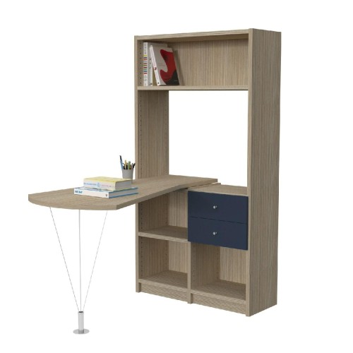 Modeco - ΣΥΝΘΕΣΗ ΓΡΑΦΕΙΟΥ ΜΕ ΜΕΤΑΛΛΙΚΟ ΠΟΔΙ - ΠΕΥΚΟ/ΜΠΛΕ - 89.5x140.0x169.5 Modeco - ΣΥΝΘΕΣΗ ΓΡΑΦΕΙΟΥ ΜΕ ΜΕΤΑΛΛΙΚΟ ΠΟΔΙ - ΠΕΥΚΟ/ΜΠΛΕ - 89.5x140.0x169.5