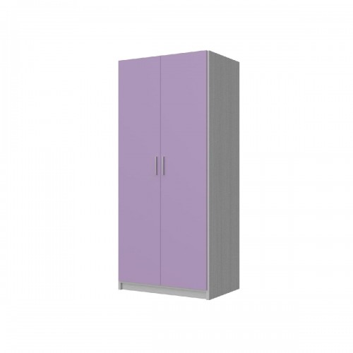 Modeco - ΝΤΟΥΛΑΠΑ 2ΦΥΛΛΗ - ΛΕΥΚΟ ΡΙΓΑ/ΛΙΛΑ - 89.5x58.0x200.0
