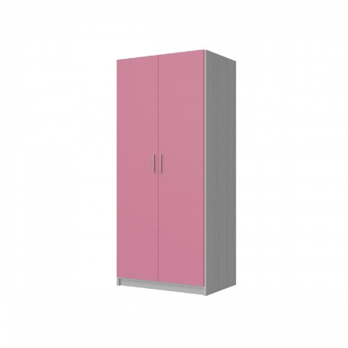 Modeco - ΝΤΟΥΛΑΠΑ 2ΦΥΛΛΗ - ΛΕΥΚΟ ΡΙΓΑ/ΡΟΖ - 89.5x58.0x200.0