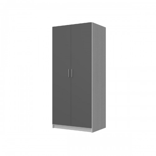 Modeco - ΝΤΟΥΛΑΠΑ 2ΦΥΛΛΗ - ΛΕΥΚΟ ΡΙΓΑ/ΓΡΑΦΙΤΗΣ - 89.5x58.0x200.0
