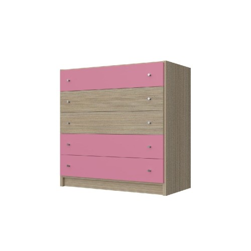 Modeco - ΣΙΦΟΝΙΕΡΑ 5 ΣΥΡΤΑΡΙΩΝ - ΠΕΥΚΟ/ΡΟΖ - 89.5x43.0x90.0 Modeco - ΣΙΦΟΝΙΕΡΑ 5 ΣΥΡΤΑΡΙΩΝ - ΠΕΥΚΟ/ΡΟΖ - 89.5x43.0x90.0