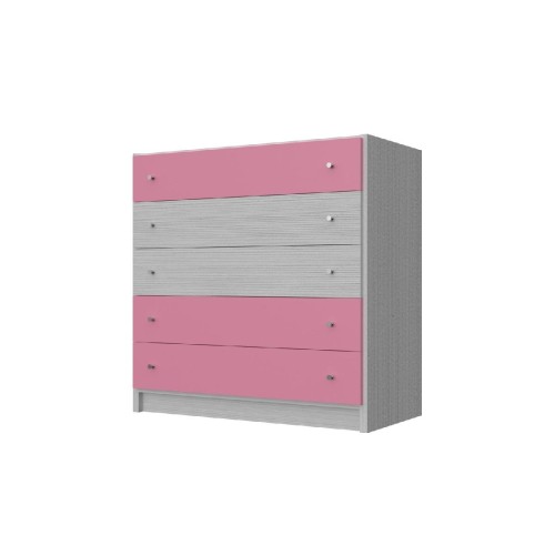 Modeco - ΣΙΦΟΝΙΕΡΑ 5 ΣΥΡΤΑΡΙΩΝ - ΛΕΥΚΟ ΡΙΓΑ/ΡΟΖ - 89.5x43.0x90.0 Modeco - ΣΙΦΟΝΙΕΡΑ 5 ΣΥΡΤΑΡΙΩΝ - ΛΕΥΚΟ ΡΙΓΑ/ΡΟΖ - 89.5x43.0x90.0