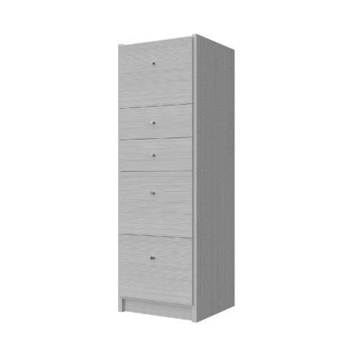 Modeco - ΣΥΡΤΑΡΙΕΡΑ 5 ΣΥΡΤΑΡΙΩΝ ΨΗΛΗ - ΛΕΥΚΟ ΡΙΓΑ - 46.0x43.0x137.9 Modeco - ΣΥΡΤΑΡΙΕΡΑ 5 ΣΥΡΤΑΡΙΩΝ ΨΗΛΗ - ΛΕΥΚΟ ΡΙΓΑ - 46.0x43.0x137.9
