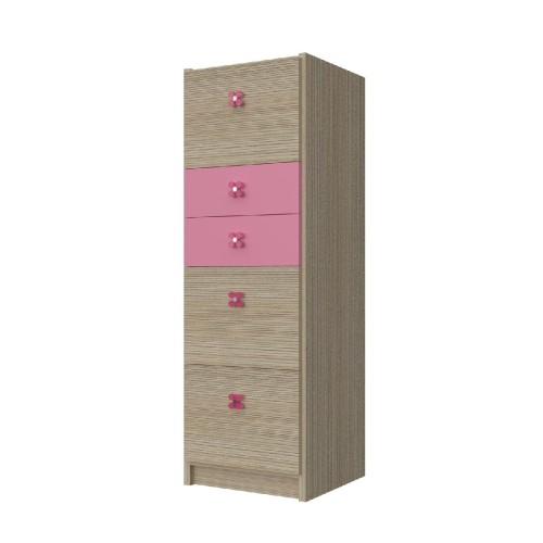 Modeco - ΣΥΡΤΑΡΙΕΡΑ 5 ΣΥΡΤΑΡΙΩΝ ΨΗΛΗ - ΠΕΥΚΟ/ΡΟΖ - 46.0x43.0x137.9 Modeco - ΣΥΡΤΑΡΙΕΡΑ 5 ΣΥΡΤΑΡΙΩΝ ΨΗΛΗ - ΠΕΥΚΟ/ΡΟΖ - 46.0x43.0x137.9