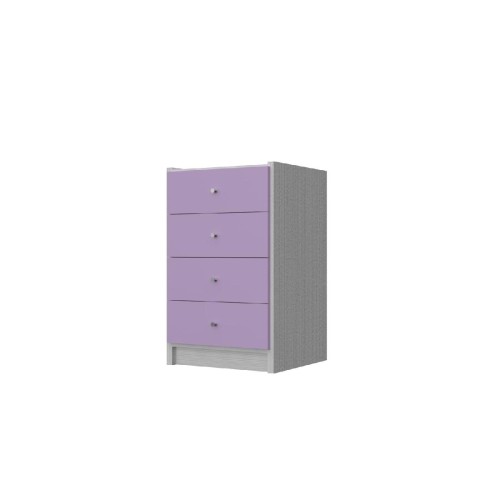 Modeco - ΣΥΡΤΑΡΙΕΡΑ 4ΑΡΩΝ ΣΥΡΤΑΡΙΩΝ ΧΑΜΗΛΗ - ΛΕΥΚΟ ΡΙΓΑ/ΛΙΛΑ - 46.0x43.0x74.0 Modeco - ΣΥΡΤΑΡΙΕΡΑ 4ΑΡΩΝ ΣΥΡΤΑΡΙΩΝ ΧΑΜΗΛΗ - ΛΕΥΚΟ ΡΙΓΑ/ΛΙΛΑ - 46.0x43.0x74.0