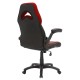 Καρέκλα γραφείου Wolf gaming pakoworld pu μαύρο-mesh κόκκινο