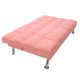 Καναπές-κρεβάτι Rebel pakoworld 3θέσιος ύφασμα ροζ 189x92x82εκ