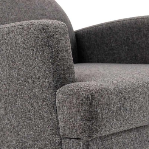 Πολυθρόνα-μπερζέρα PWF-0032 pakoworld με ύφασμα χρώμα ανθρακί 76x87x91εκ Πολυθρόνα-μπερζέρα PWF-0032 pakoworld με ύφασμα χρώμα ανθρακί 76x87x91εκ