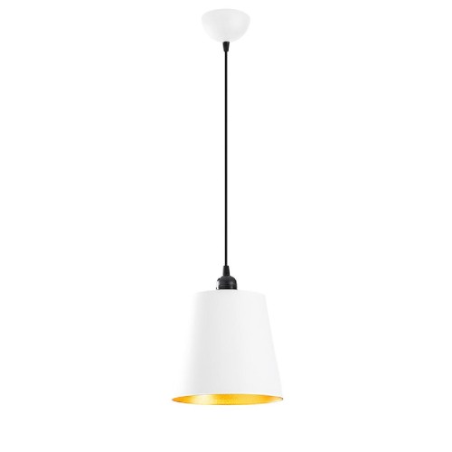 Φωτιστικό οροφής PWL-0096 pakoworld Ε27 χρώμα λευκό-χρυσό Φ21x117εκ Φωτιστικό οροφής PWL-0096 pakoworld Ε27 χρώμα λευκό-χρυσό Φ21x117εκ