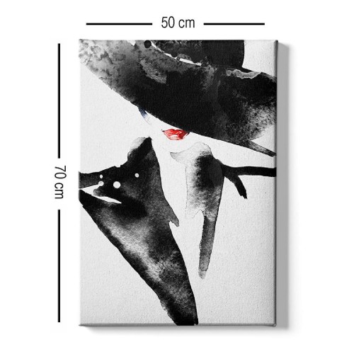 Πίνακας σε καμβά PWF-0302 pakoworld με ψηφιακή εκτύπωση 50x3x70εκ