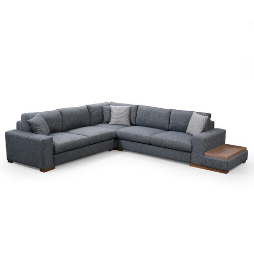 Γωνιακός καναπές PWF-0519 pakoworld δεξιά γωνία ύφασμα ανθρακί-καρυδί 323x282x85εκ Γωνιακός καναπές PWF-0519 pakoworld δεξιά γωνία ύφασμα ανθρακί-καρυδί 323x282x85εκ