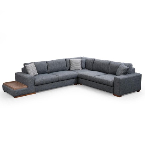 Γωνιακός καναπές PWF-0519 pakoworld αριστερή γωνία ύφασμα ανθρακί-καρυδί 323x282x85εκ Γωνιακός καναπές PWF-0519 pakoworld αριστερή γωνία ύφασμα ανθρακί-καρυδί 323x282x85εκ