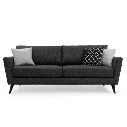 Καναπές 3θέσιος PWF-0526 pakoworld ύφασμα ανθρακί-μαύρο 215x94x88εκ Καναπές 3θέσιος PWF-0526 pakoworld ύφασμα ανθρακί-μαύρο 215x94x88εκ