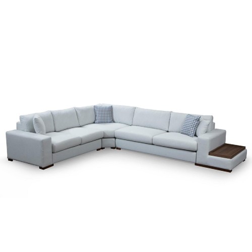 Γωνιακός καναπές PWF-0531 pakoworld δεξιά γωνία ύφασμα μπεζ γκρι-καρυδί 363x282x85εκ Γωνιακός καναπές PWF-0531 pakoworld δεξιά γωνία ύφασμα μπεζ γκρι-καρυδί 363x282x85εκ