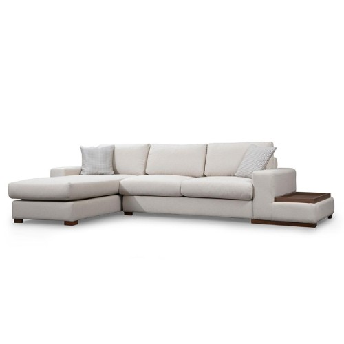 Γωνιακός καναπές PWF-0540 pakoworld δεξιά γωνία ύφασμα μπεζ-καρυδί 312x194x85εκ Γωνιακός καναπές PWF-0540 pakoworld δεξιά γωνία ύφασμα μπεζ-καρυδί 312x194x85εκ