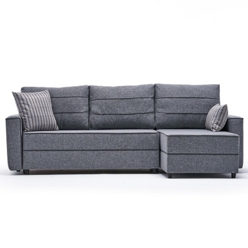 Γωνιακός καναπές κρεβάτι PWF-0524 pakoworld αριστερή γωνία ύφασμα σκούρο γκρι-καρυδί 242x145x88εκ Γωνιακός καναπές κρεβάτι PWF-0524 pakoworld αριστερή γωνία ύφασμα σκούρο γκρι-καρυδί 242x145x88εκ