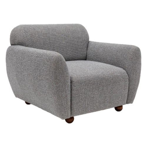 Πολυθρόνα Arabella pakoworld ύφασμα γκρι 90x86x86εκ Πολυθρόνα Arabella pakoworld ύφασμα γκρι 90x86x86εκ