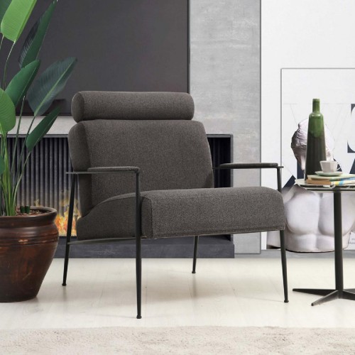 Πολυθρόνα PWF-0572 pakoworld ύφασμα γκρι 75x80x90εκ Πολυθρόνα PWF-0572 pakoworld ύφασμα γκρι 75x80x90εκ