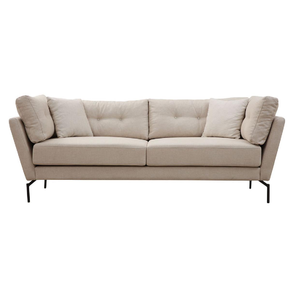 Καναπές 3θέσιος PWF-0580 pakoworld ύφασμα cream 214x90x84εκ Καναπές 3θέσιος PWF-0580 pakoworld ύφασμα cream 214x90x84εκ
