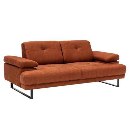 Καναπές 2θέσιος PWF-0586 pakoworld ύφασμα κεραμιδί 199x99x83εκ Καναπές 2θέσιος PWF-0586 pakoworld ύφασμα κεραμιδί 199x99x83εκ