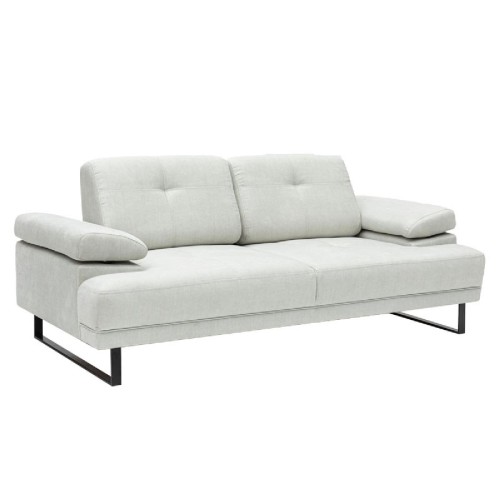 Καναπές 2θέσιος PWF-0586 pakoworld ύφασμα λευκό 199x99x83εκ Καναπές 2θέσιος PWF-0586 pakoworld ύφασμα λευκό 199x99x83εκ