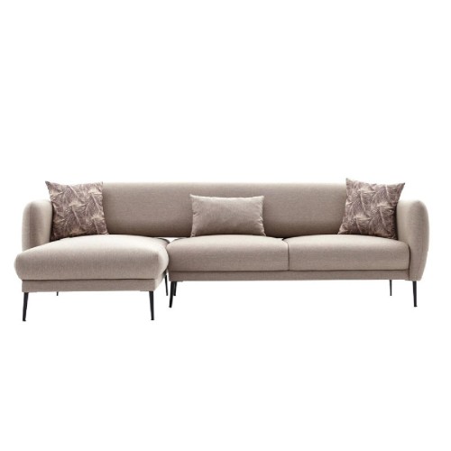 Γωνιακός καναπές-κρεβάτι PWF-0577 pakoworld δεξιά γωνία ύφασμα κρεμ 265x163x80εκ Γωνιακός καναπές-κρεβάτι PWF-0577 pakoworld δεξιά γωνία ύφασμα κρεμ 265x163x80εκ