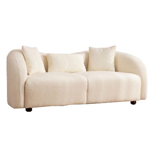 Καναπές 2θέσιος PWF-0599 pakoworld ύφασμα κρεμ 190x91x76εκ Καναπές 2θέσιος PWF-0599 pakoworld ύφασμα κρεμ 190x91x76εκ