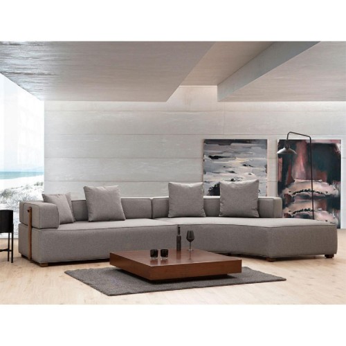 Γωνιακός καναπές PWF-0600 pakoworld αριστερή γωνία ύφασμα γκρι 180/105x70εκ Γωνιακός καναπές PWF-0600 pakoworld αριστερή γωνία ύφασμα γκρι 180/105x70εκ