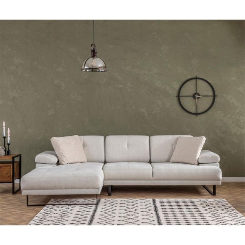 Γωνιακός καναπές με δεξιά γωνία PWF-0586 pakoworld ύφασμα μπεζ 274x174x83εκ Γωνιακός καναπές με δεξιά γωνία PWF-0586 pakoworld ύφασμα μπεζ 274x174x83εκ